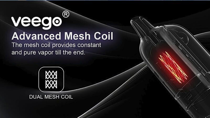 Sistema de bobina dual mesh para vape desechable de alta capacidad en el mercado mayorista de España