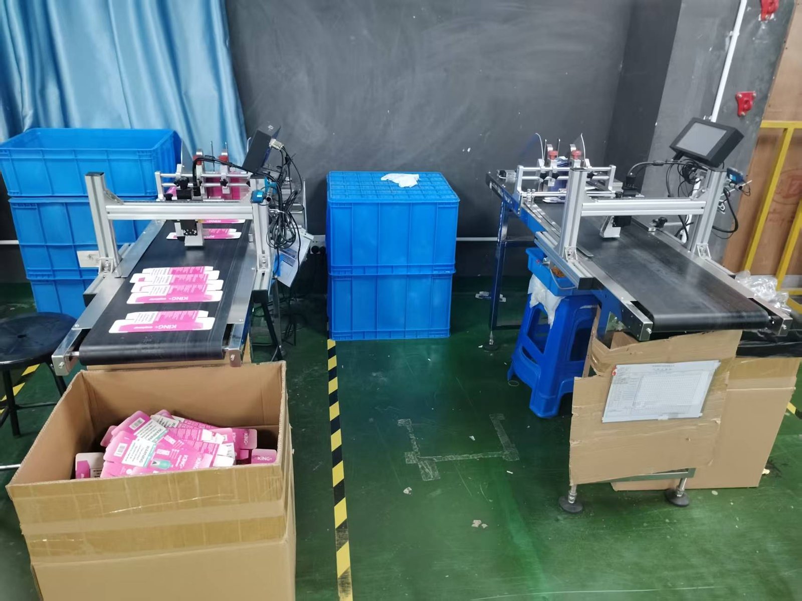 Vape factory clean-room entrance