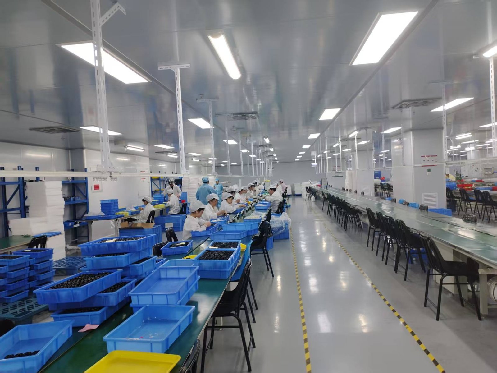 Inspection room at China vape manufacturing facility