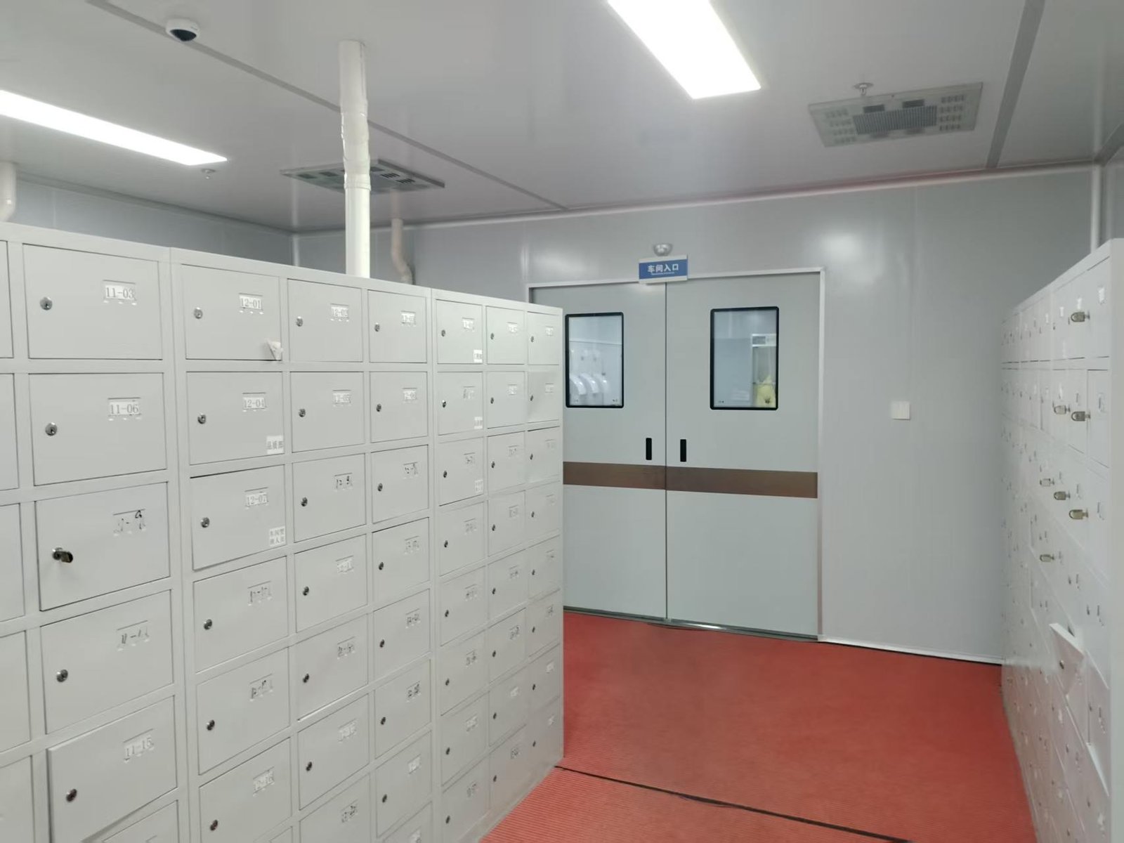 VEEGO factory warehouse and production area with organized material storage