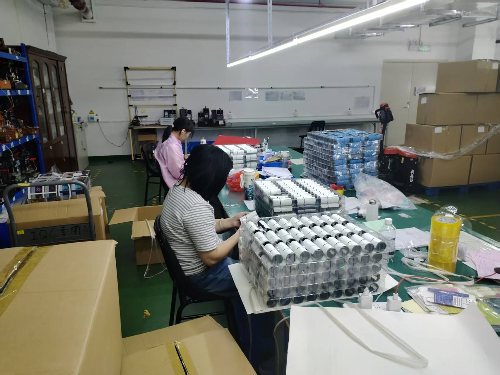 Quality control inspection at VEEGO vape factory